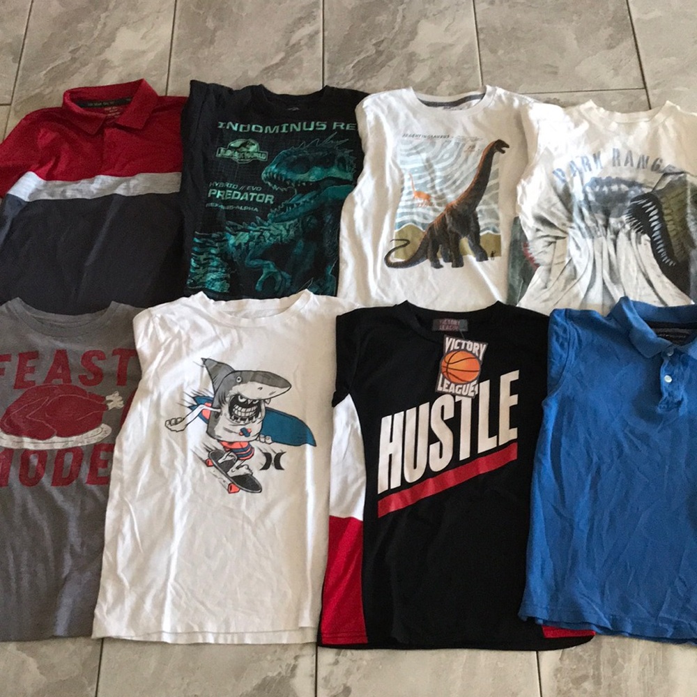 BOYS - Tops Variety Pack | Bundle Of Eight Pieces | 10